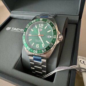 Authentic TAG Heuer Formula 1 Dial 43mm Men's Quartz Steel Watch WAZ1017.BA0842